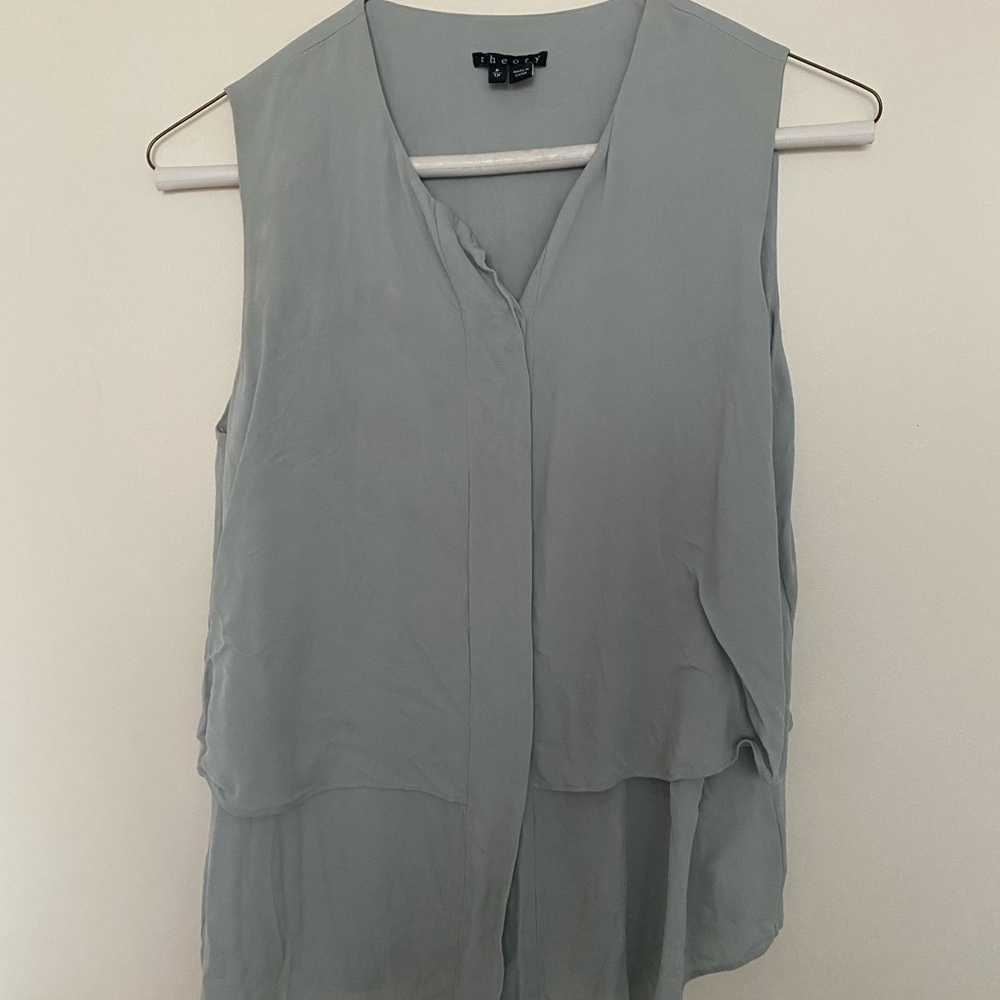 Theory silk blouse